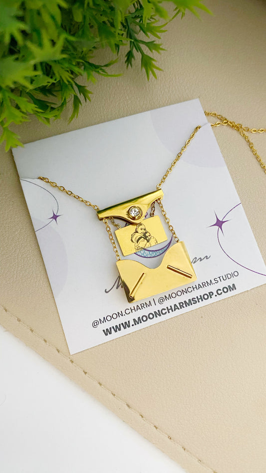 Cadena con carta personalizada