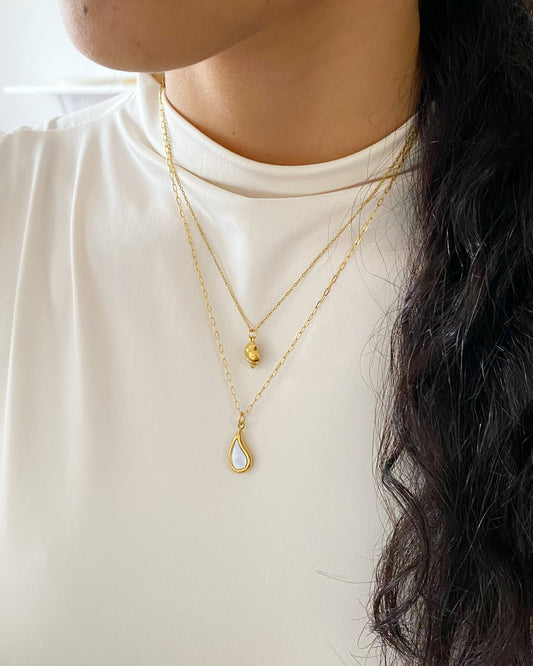 Cadena con mini caracol