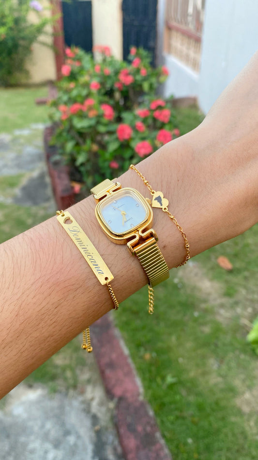 Pulsera "Dominicana de pura cepa"