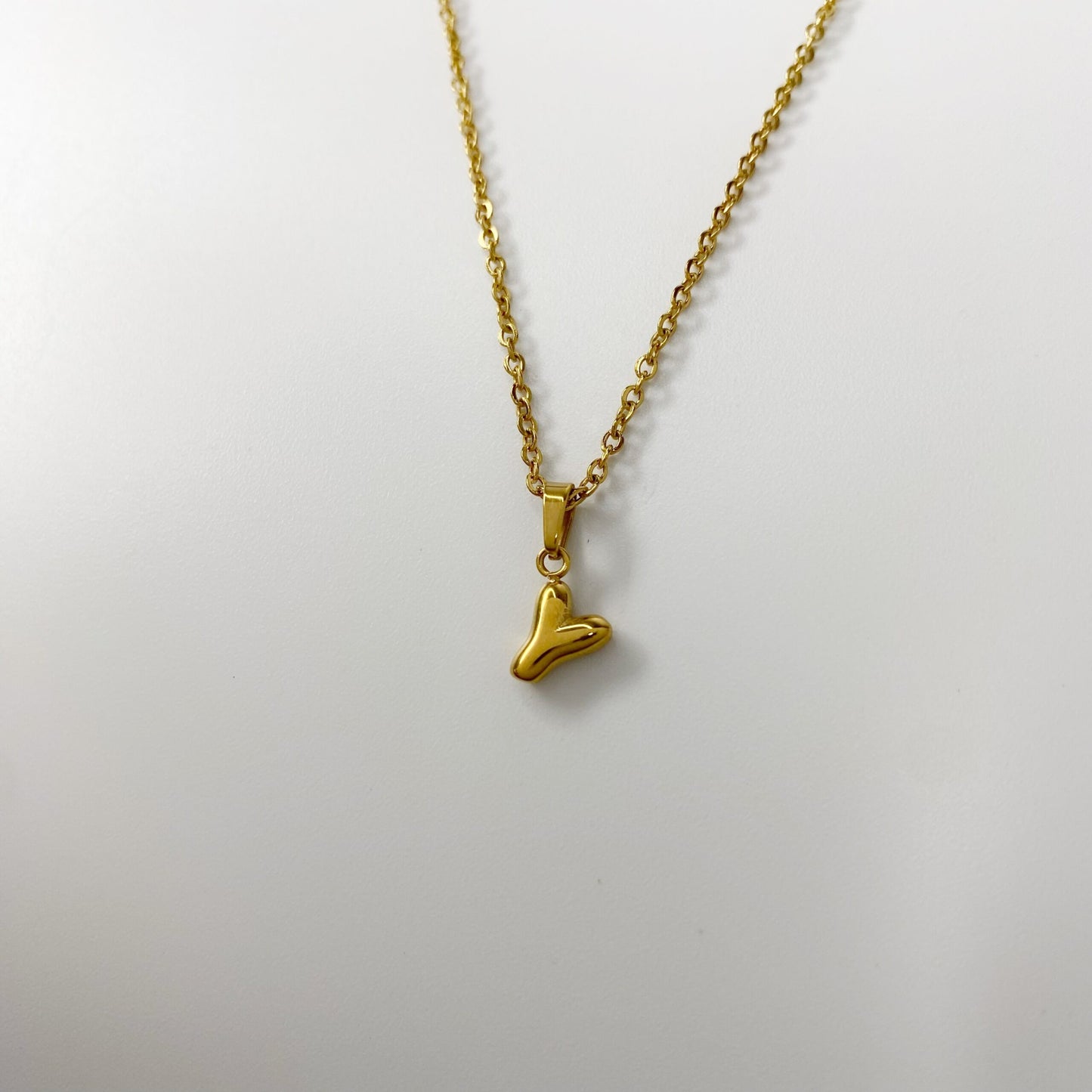 Cadena con letra burbuja