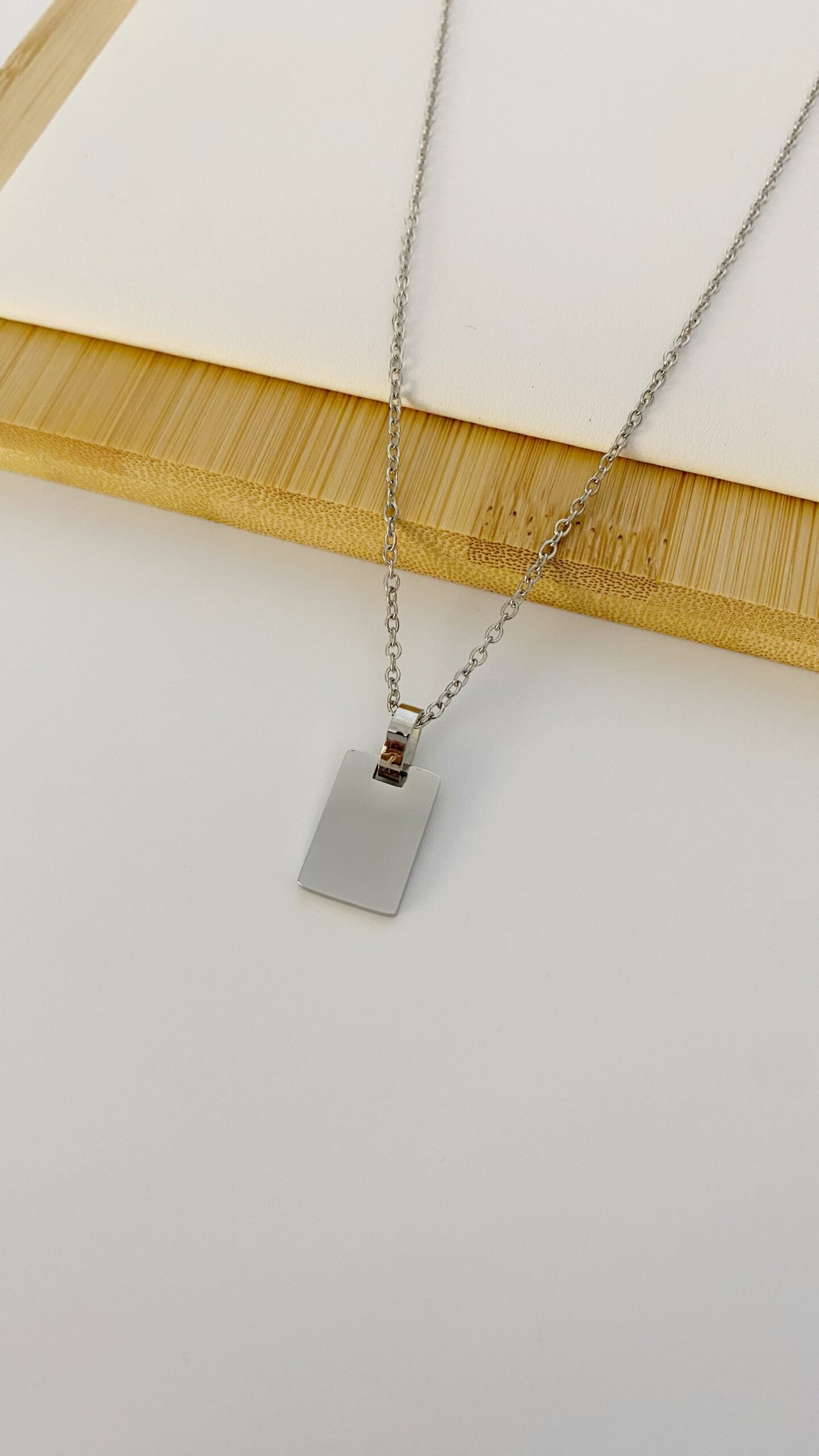 Placa rectangular personalizada