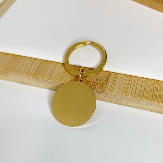 Llavero redondo personalizado