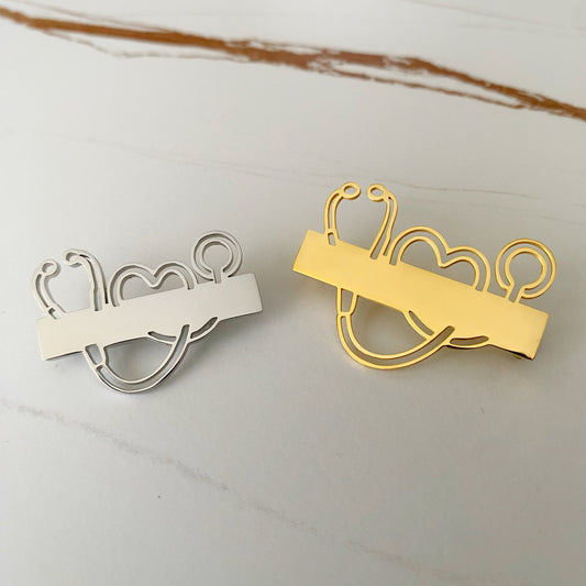 Broche médico personalizado