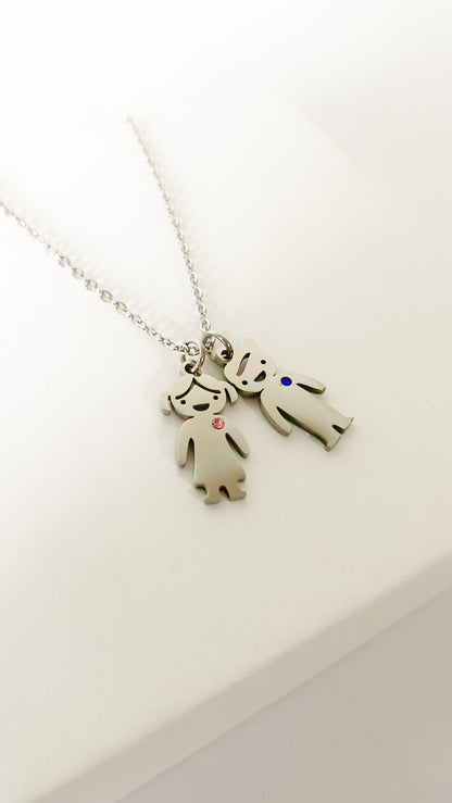 Cadena con niños personalizada