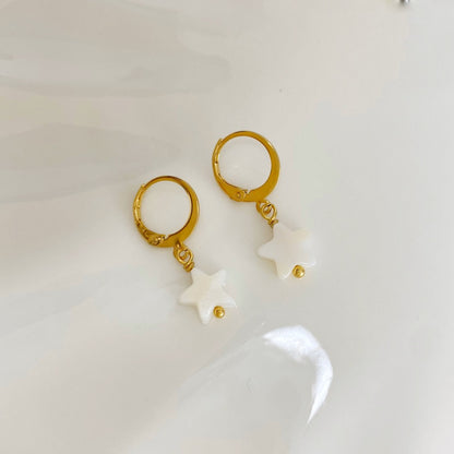 Argollas con nácar