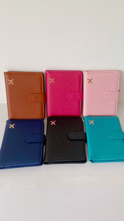 Porta pasaporte personalizado