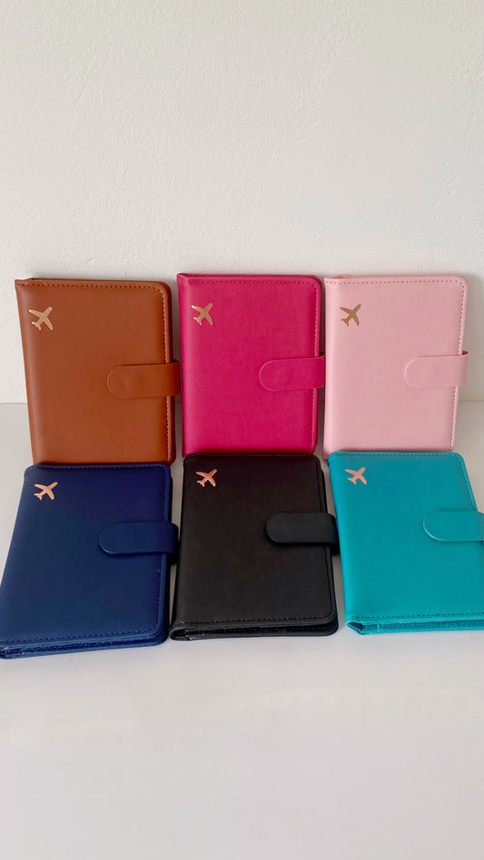 Porta pasaporte personalizado