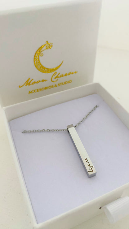 Cadena con barra personalizada