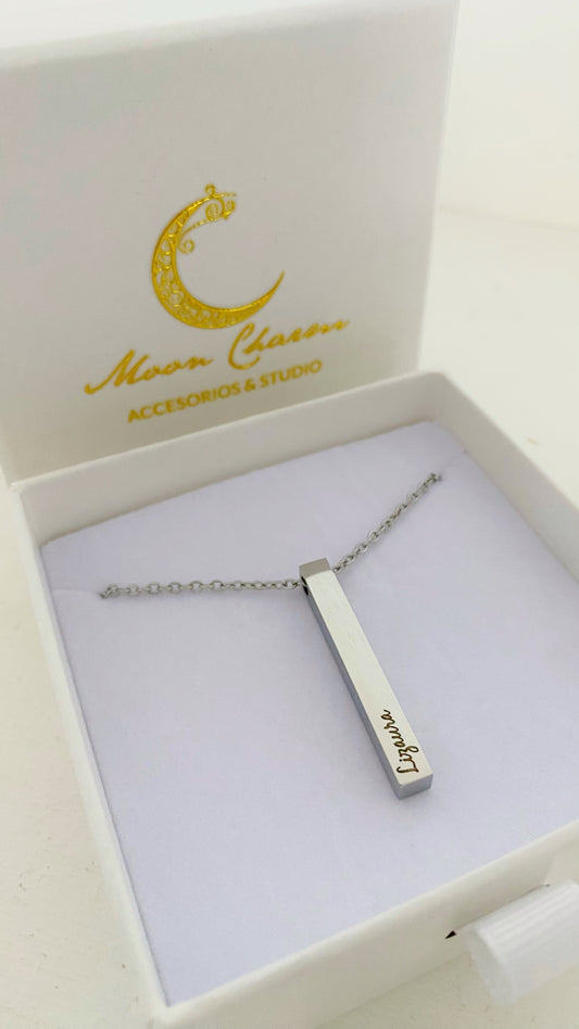 Cadena con barra personalizada