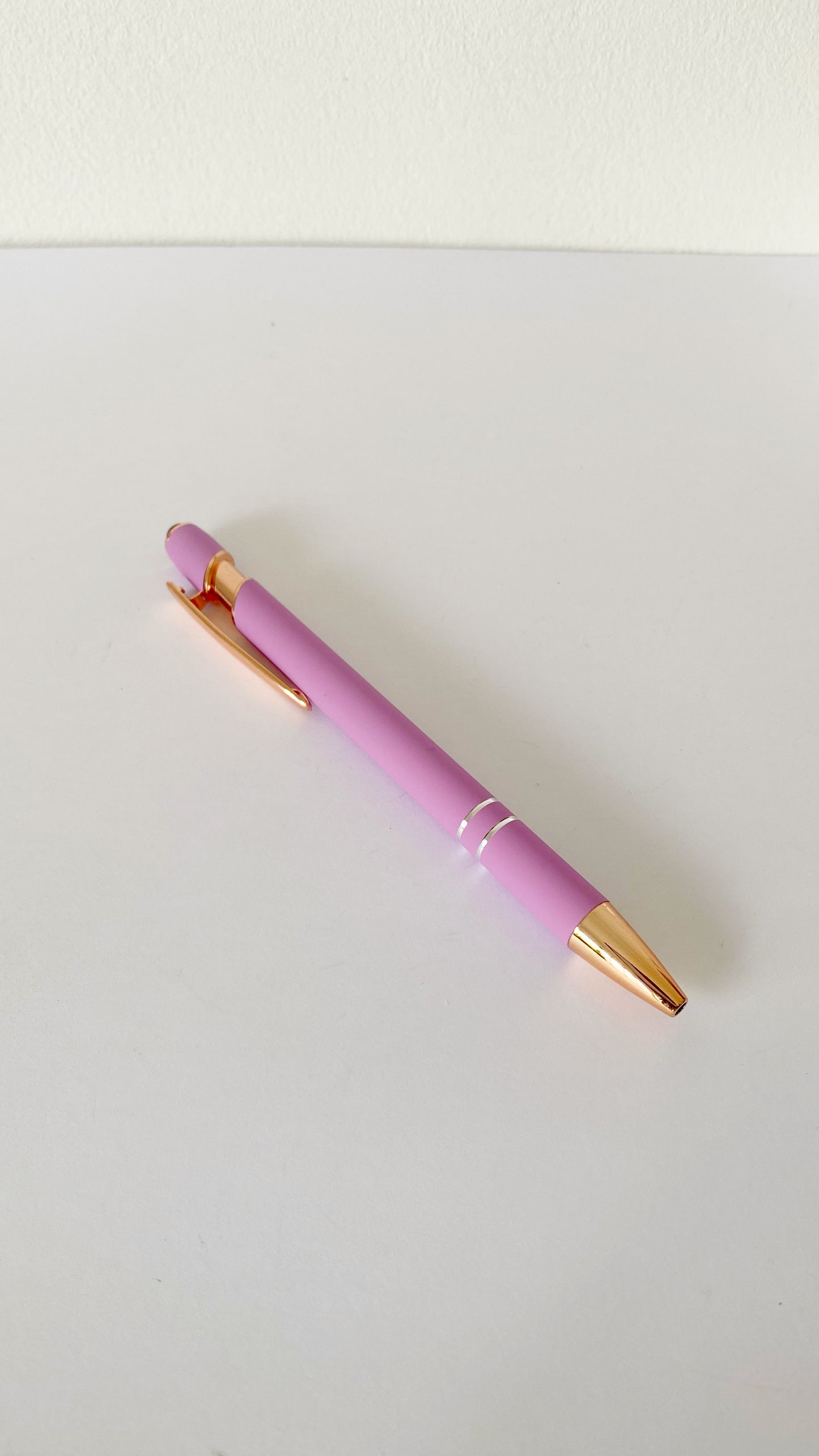 Lapicero con lápiz capacitivo de colores y rose gold