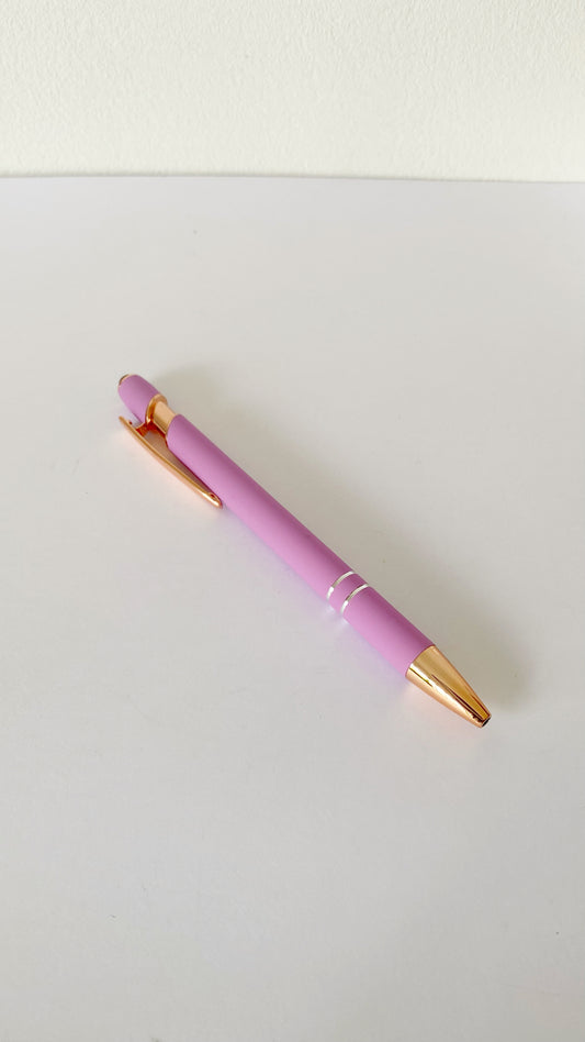 Lapicero con lápiz capacitivo de colores y rose gold