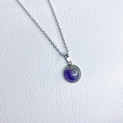 Cadena con amatista