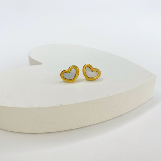 Dormilona de corazón con nácar