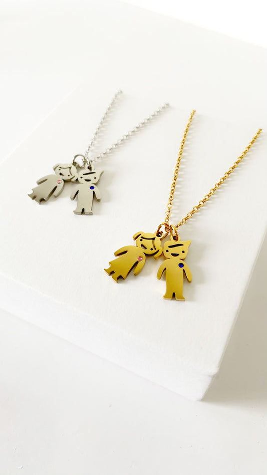 Cadena con niños personalizada