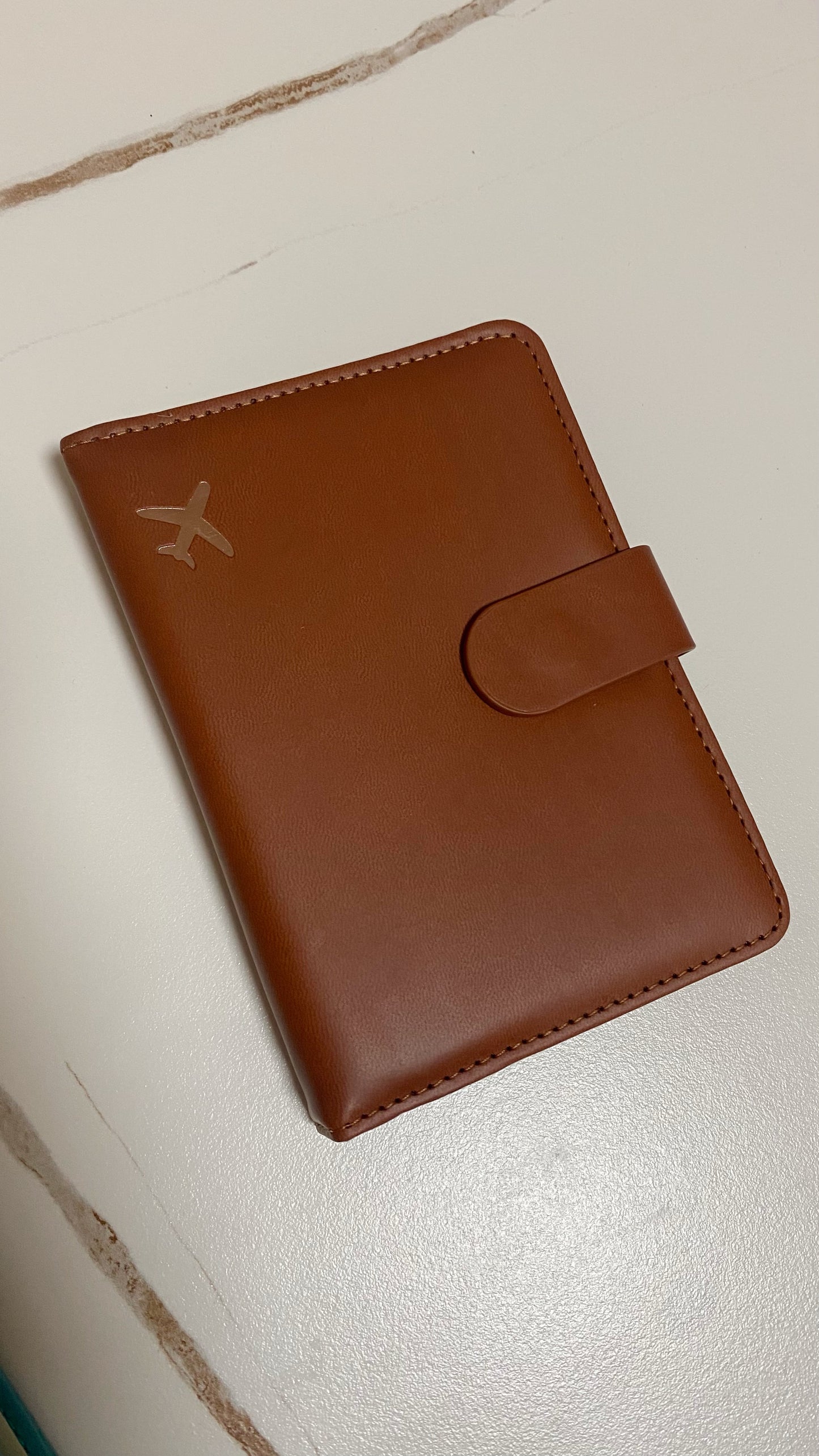 Porta pasaporte personalizado