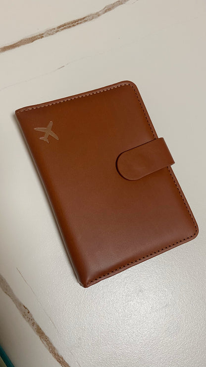 Porta pasaporte personalizado