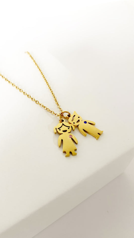 Cadena con niños personalizada