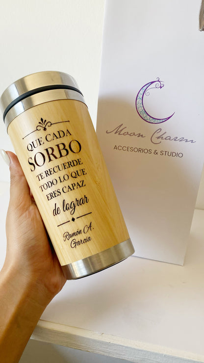 Vaso de madera 16 oz
