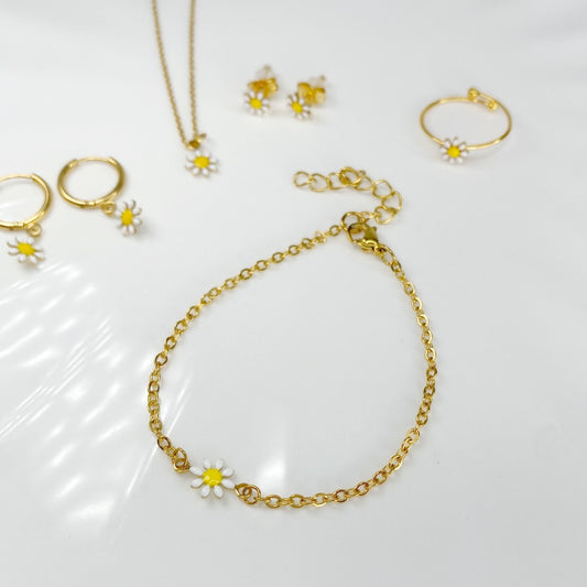 Pulsera con margarita