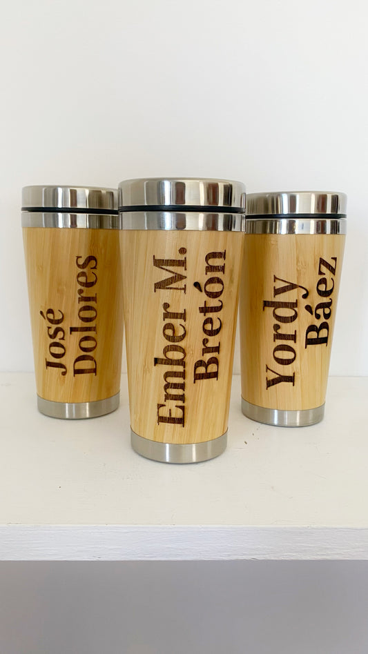 Vaso de madera 16 oz