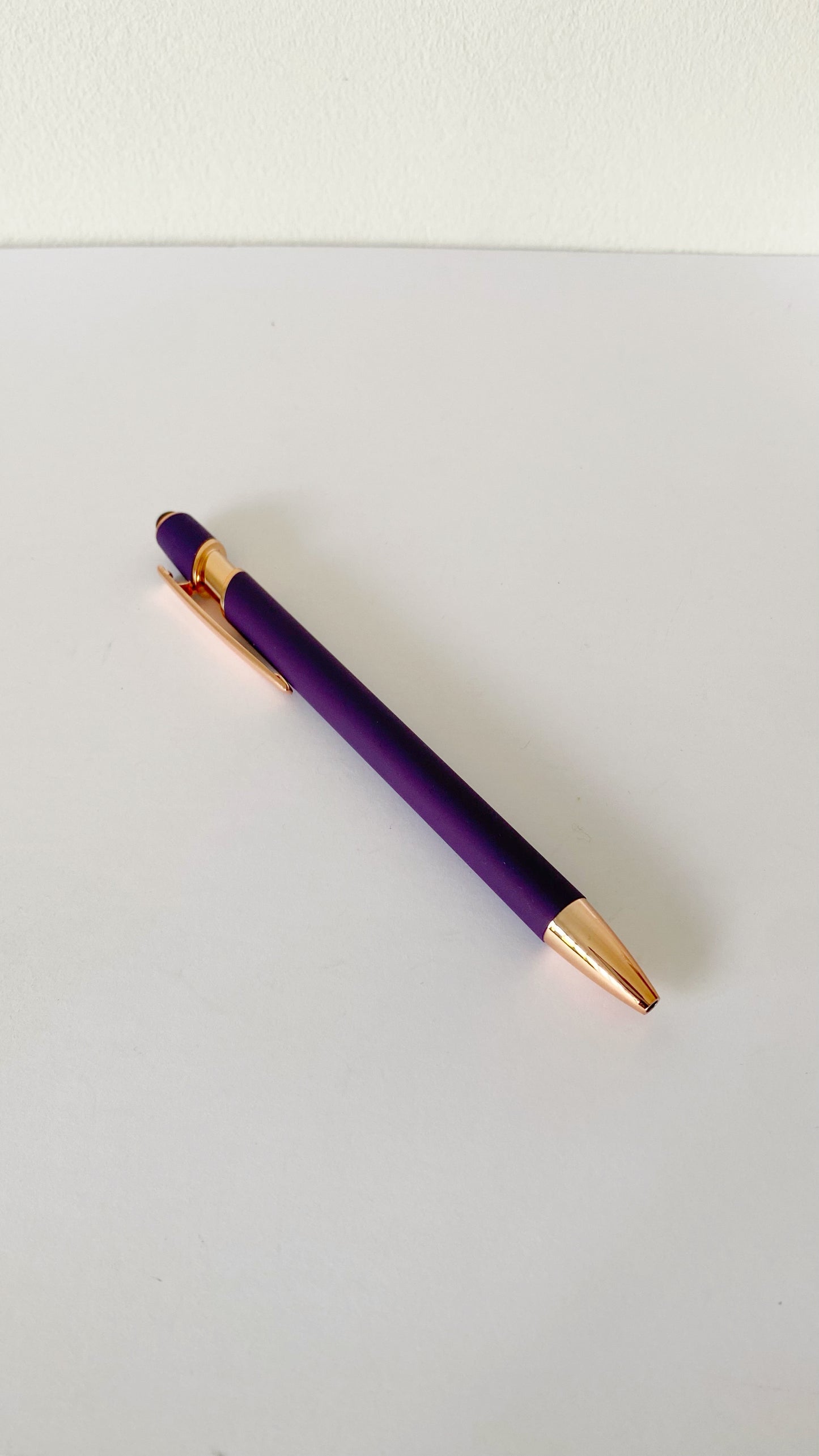 Lapicero con lápiz capacitivo de colores y rose gold