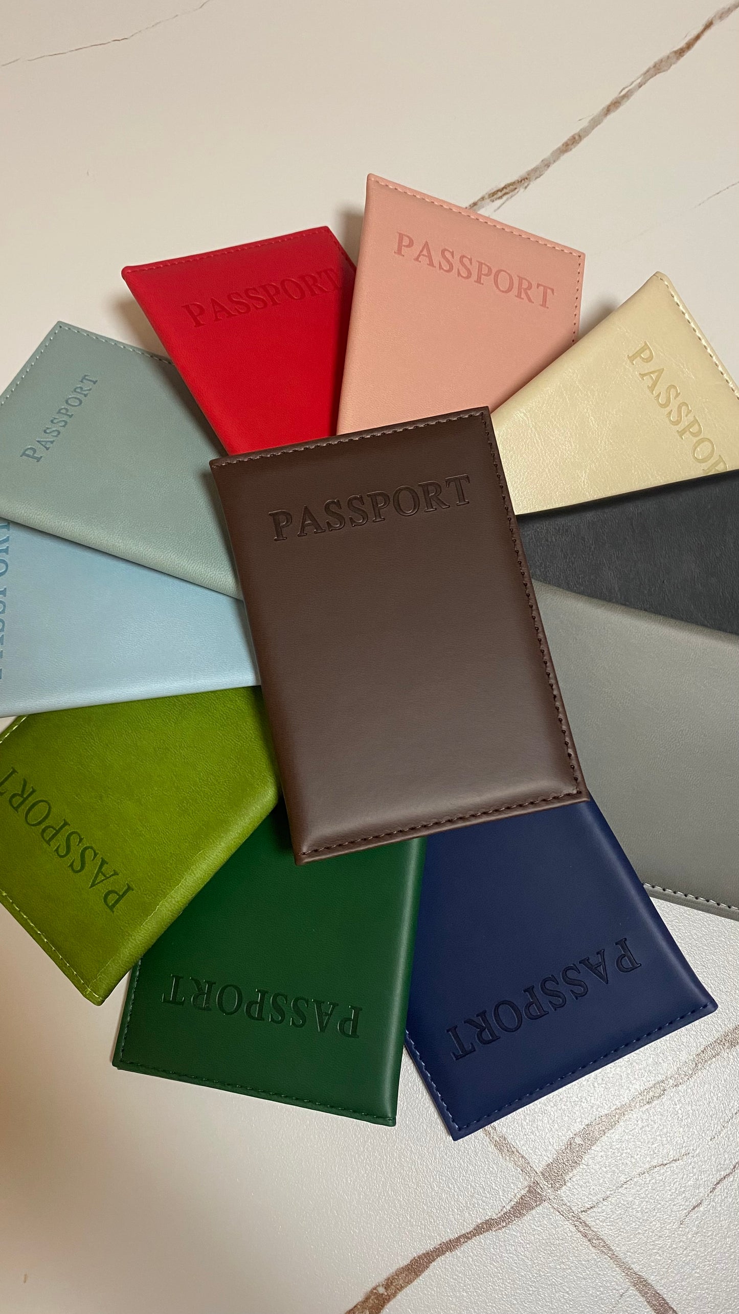 Porta pasaporte personalizado