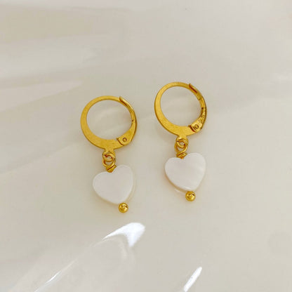 Argollas con nácar