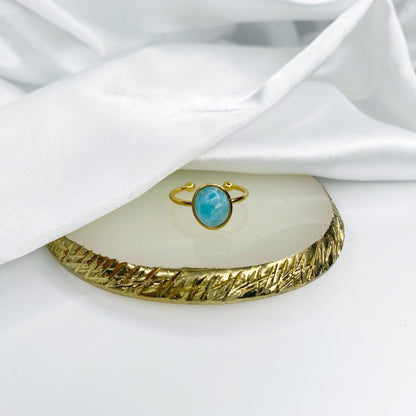 Anillo de larimar