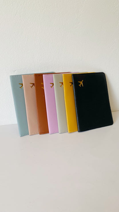 Porta pasaporte personalizado