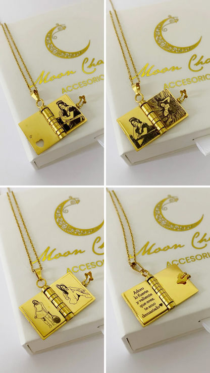 Cadena con álbum / libro personalizado