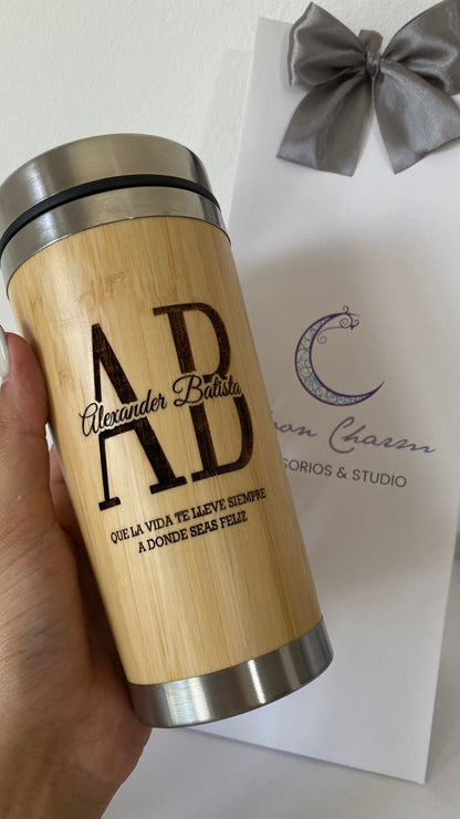 Vaso de madera 16 oz