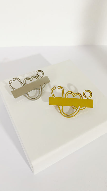 Broche médico personalizado