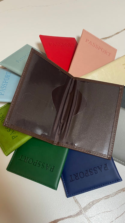 Porta pasaporte personalizado