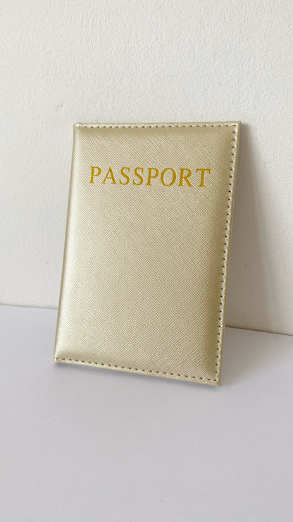 Porta pasaporte personalizado