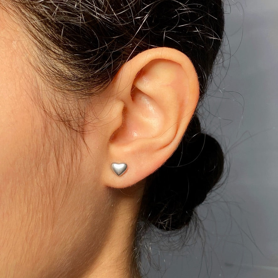 aretes corazon dormilona