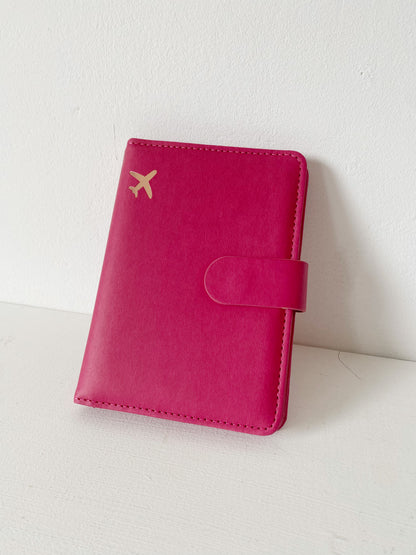 Porta pasaporte personalizado