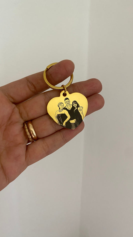 Llavero de corazón