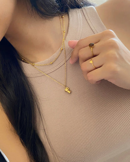 Cadena con greca de café