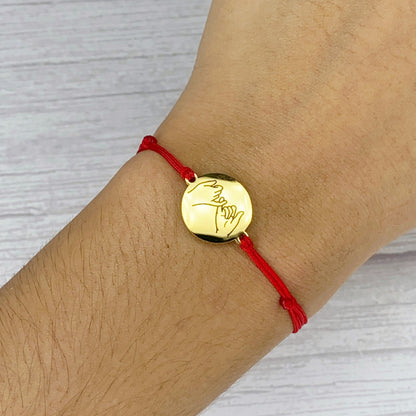 Pulsera de pinky Promise