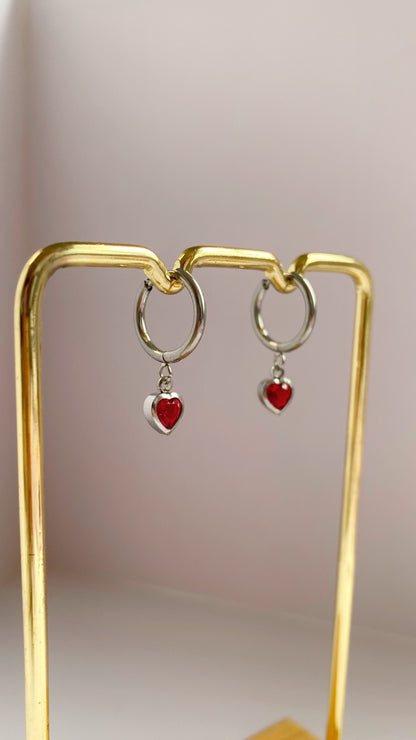 Argolla con zirconia de corazón