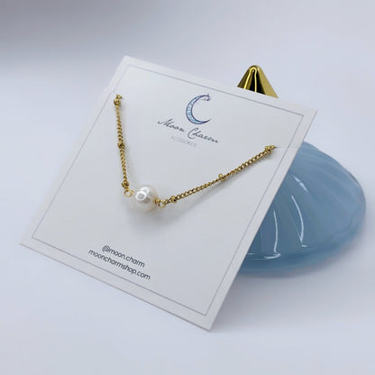 Pulsera con perla de rio