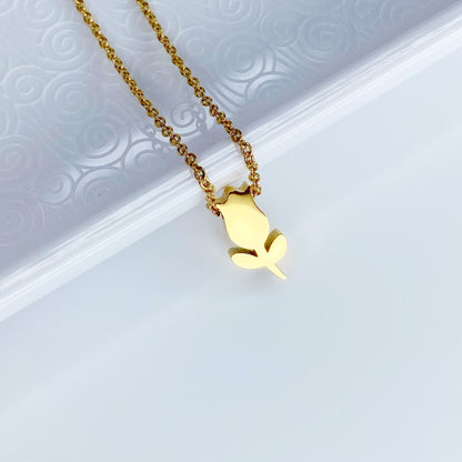 Cadena con tulipán