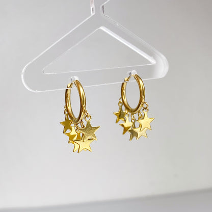 Argolla con estrellas