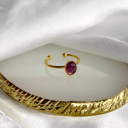 Anillos de amatista