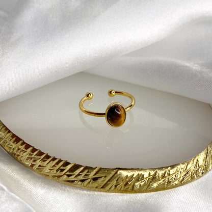 Anillo de ojo de tigre