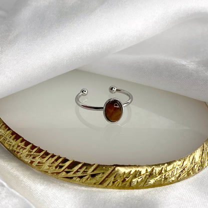 Anillo de ojo de tigre
