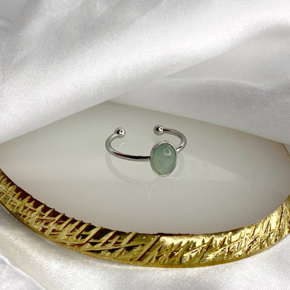 Anillo de aventurina
