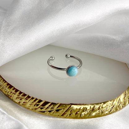 Anillo de larimar