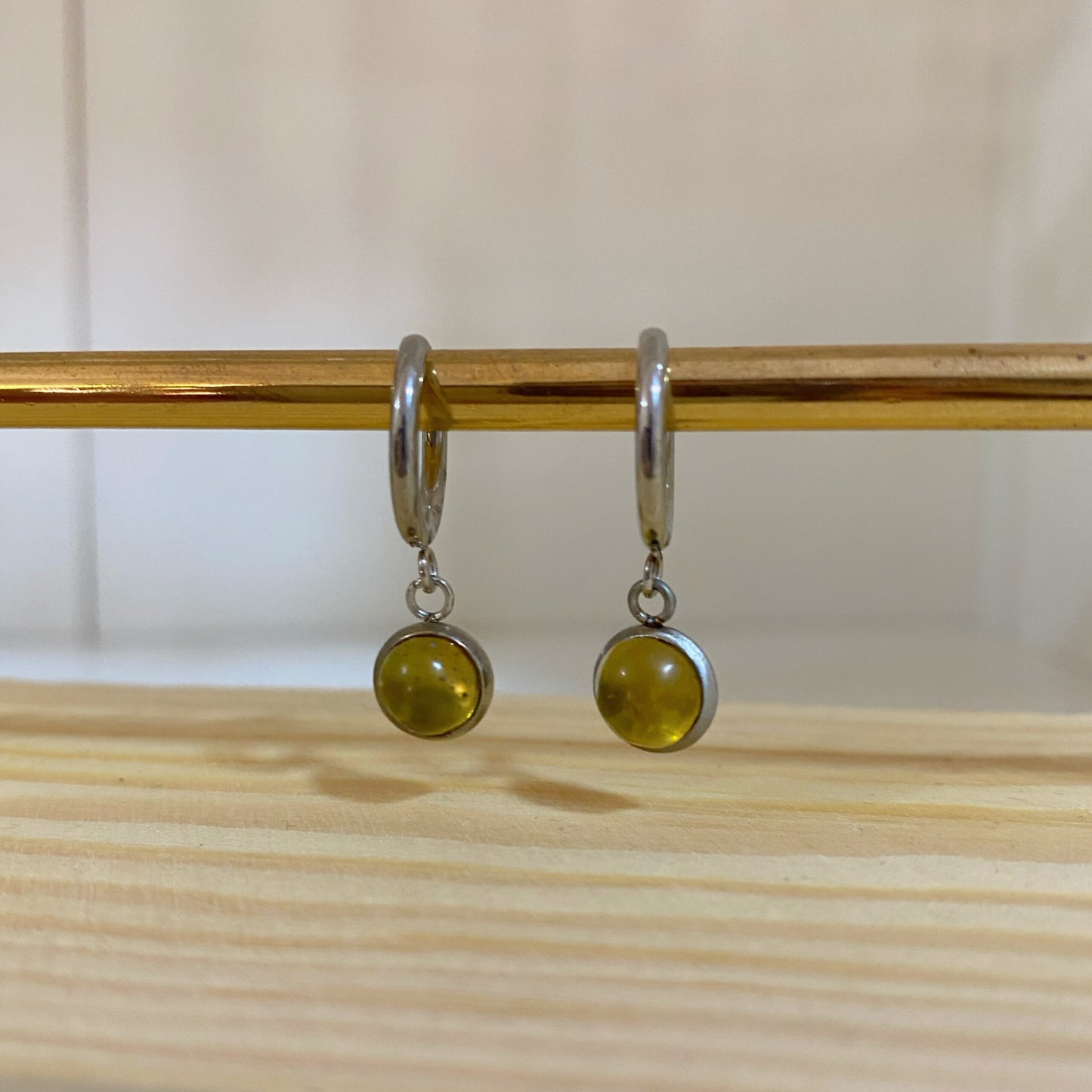 Argolla con ámbar