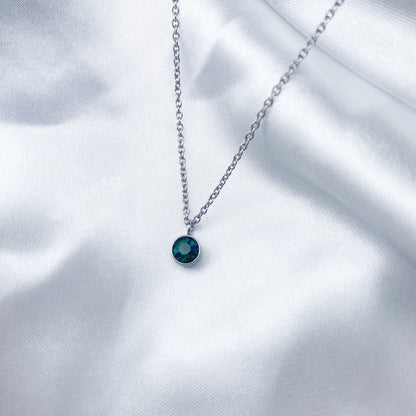 Cadena con zirconia colorida